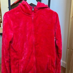 Cozy Faux Fur Red jacket